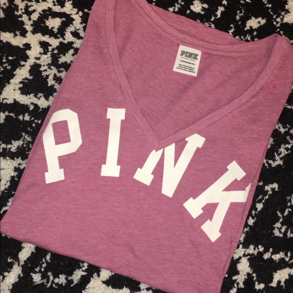Oversized PINK V-Neck